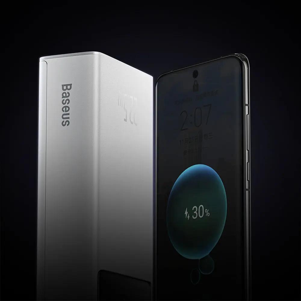 Baseus EnerFill FP41 Power Bank 30000mAh 22.5W με 2 Θύρες USB-A και Θύρα USB-C Λευκό Baseus