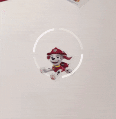 HoloToyz - Paw Patrol Augmented Reality Αυτοκόλλητα Επαυξημένης πραγματικότητας που ζωντανεύουν σε κινούμενα σχέδια
