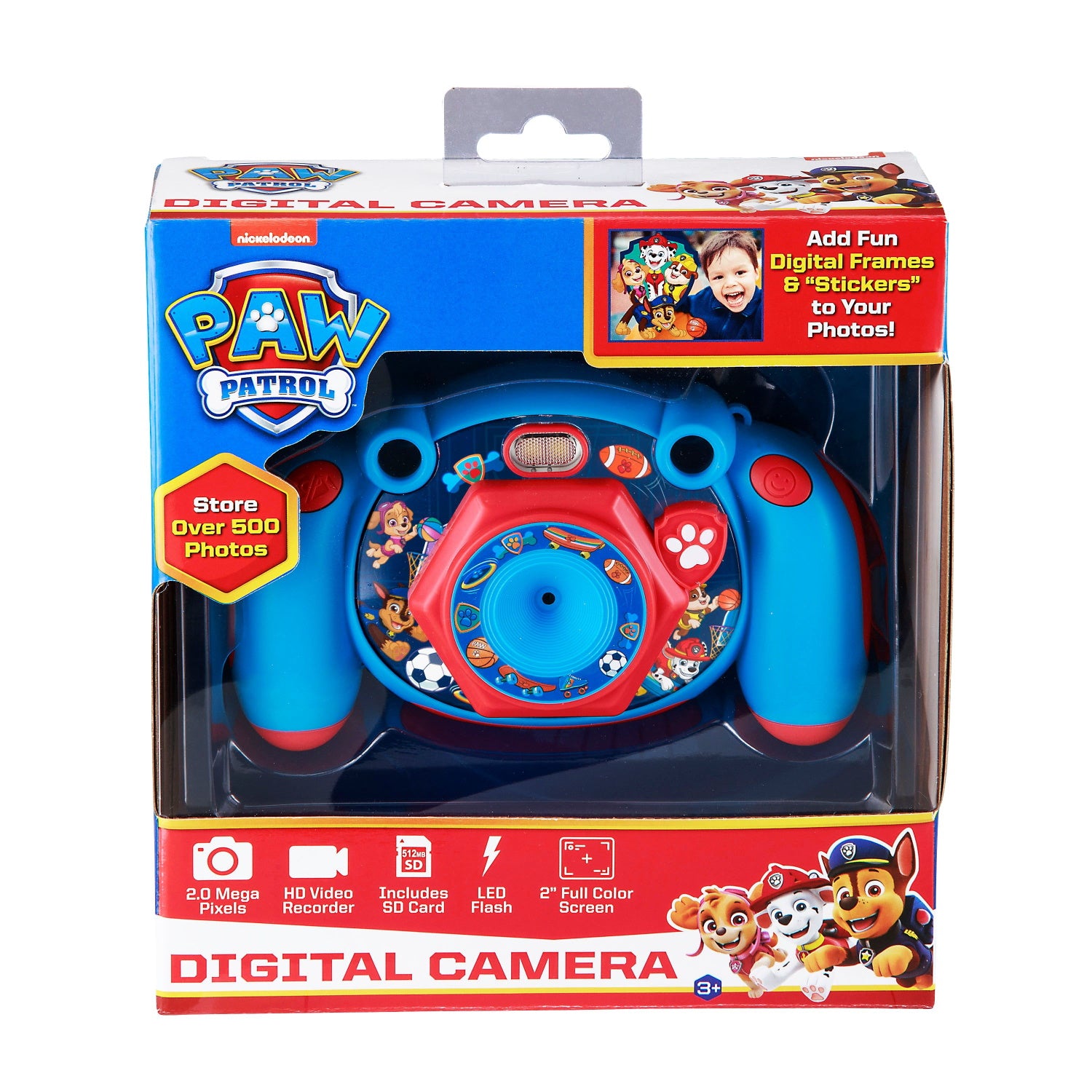 eKids Paw Patrol My First Camera H πρώτη παιδική φωτογραφική μηχανή για παιδιά (PW-535) (Κόκκινο/Μπλε)