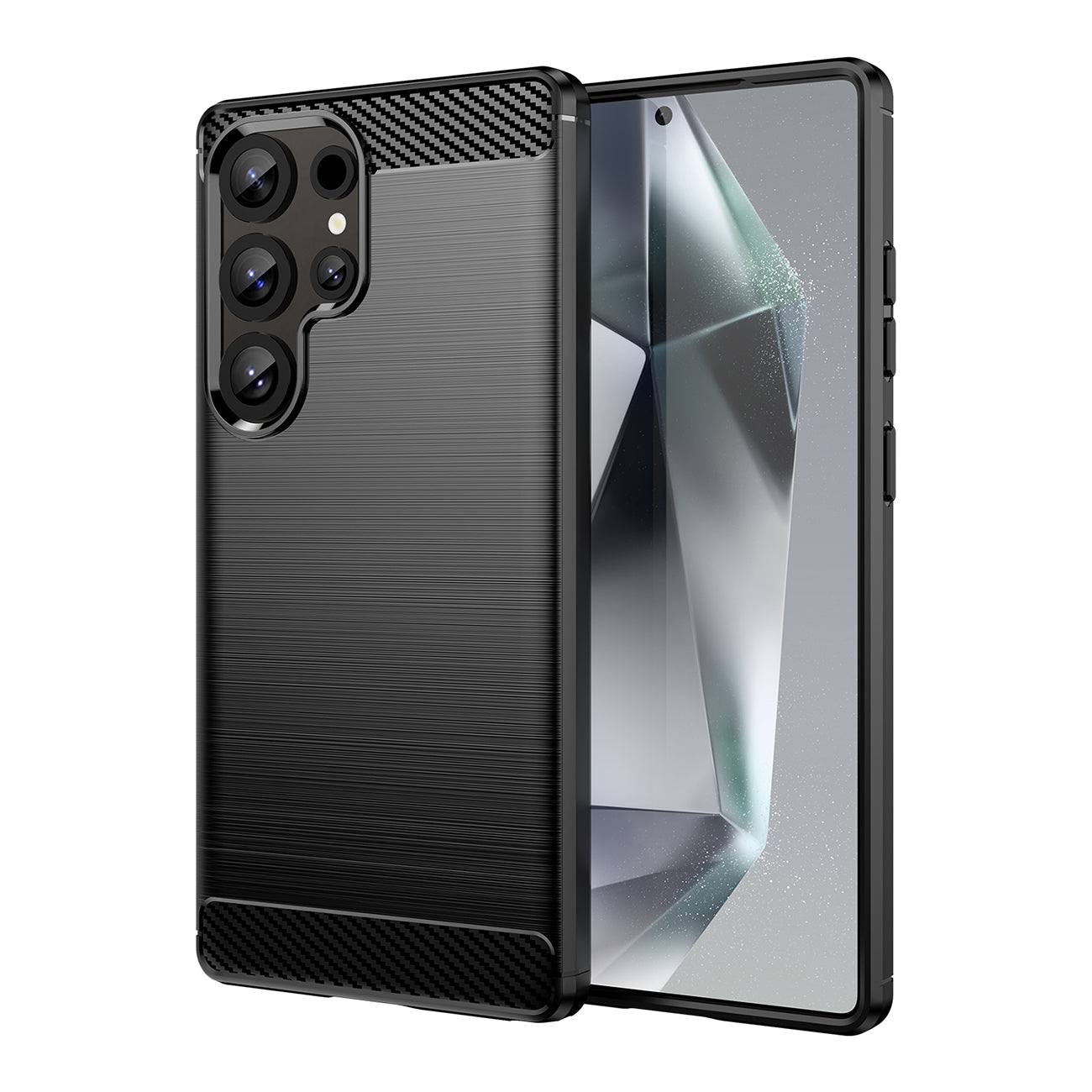 Θήκη Carbon Για Samsung Galaxy S25 Ultra για Μαυρη – PhoneBazaar