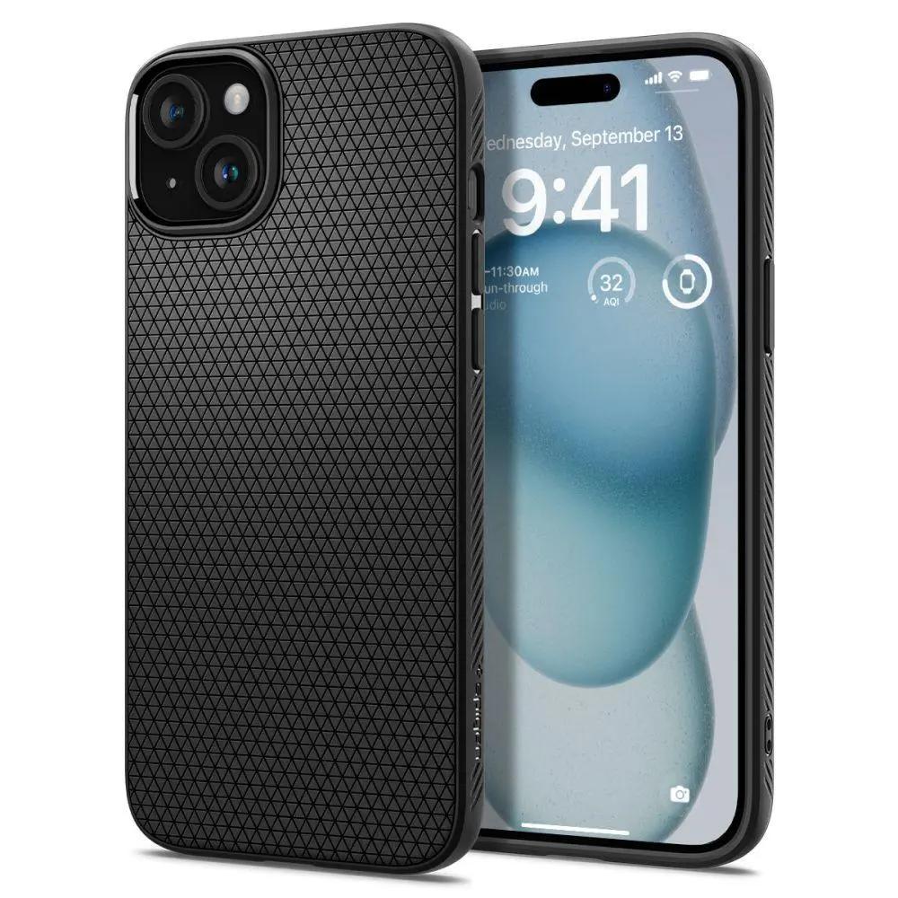 Spigen Liquid Air Iphone 15 Case για Matte Black – PhoneBazaar