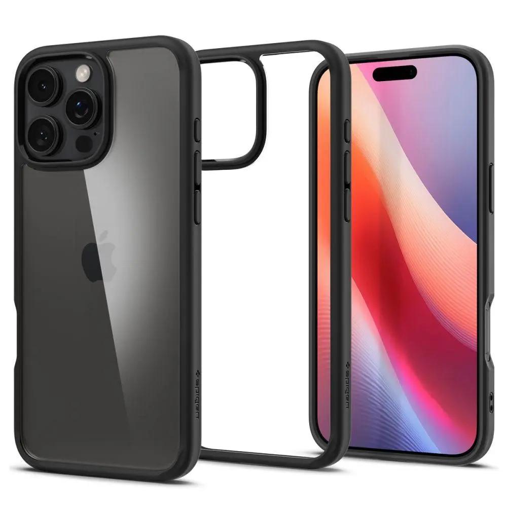 Spigen Ultra Hybrid Iphone 16 Pro Case για Matte Black – PhoneBazaar
