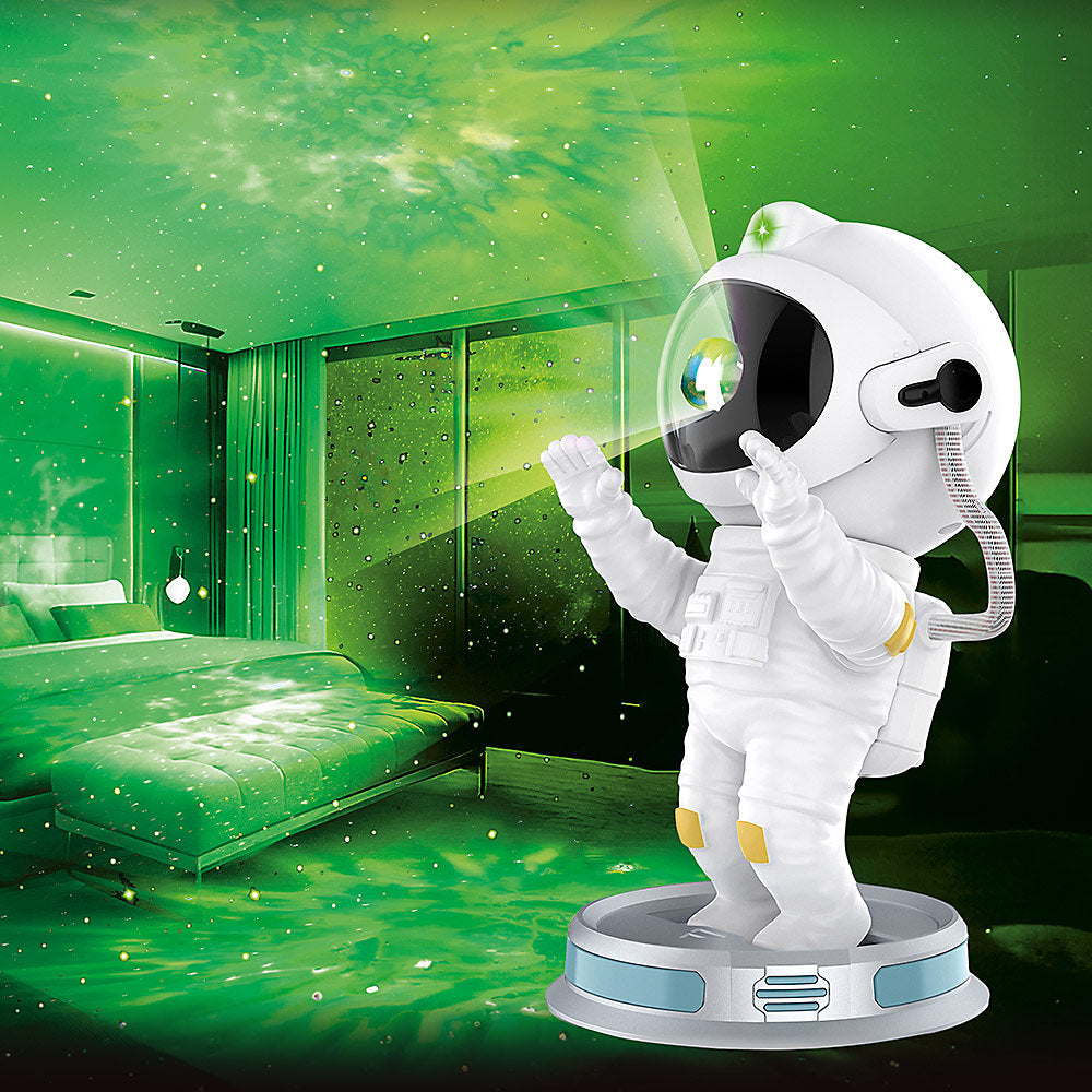 The Source –  Astronaut Projector – Προβολέας & Φωτιστικό Νυκτός με 8 Εφέ Νεφελώματος και Περιστρεφόμενο Κράνος